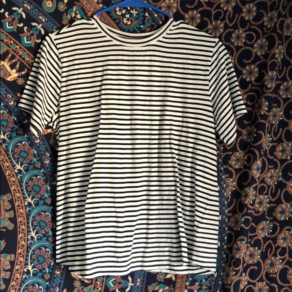 Urban Outfitters Black and White Striped Shirt